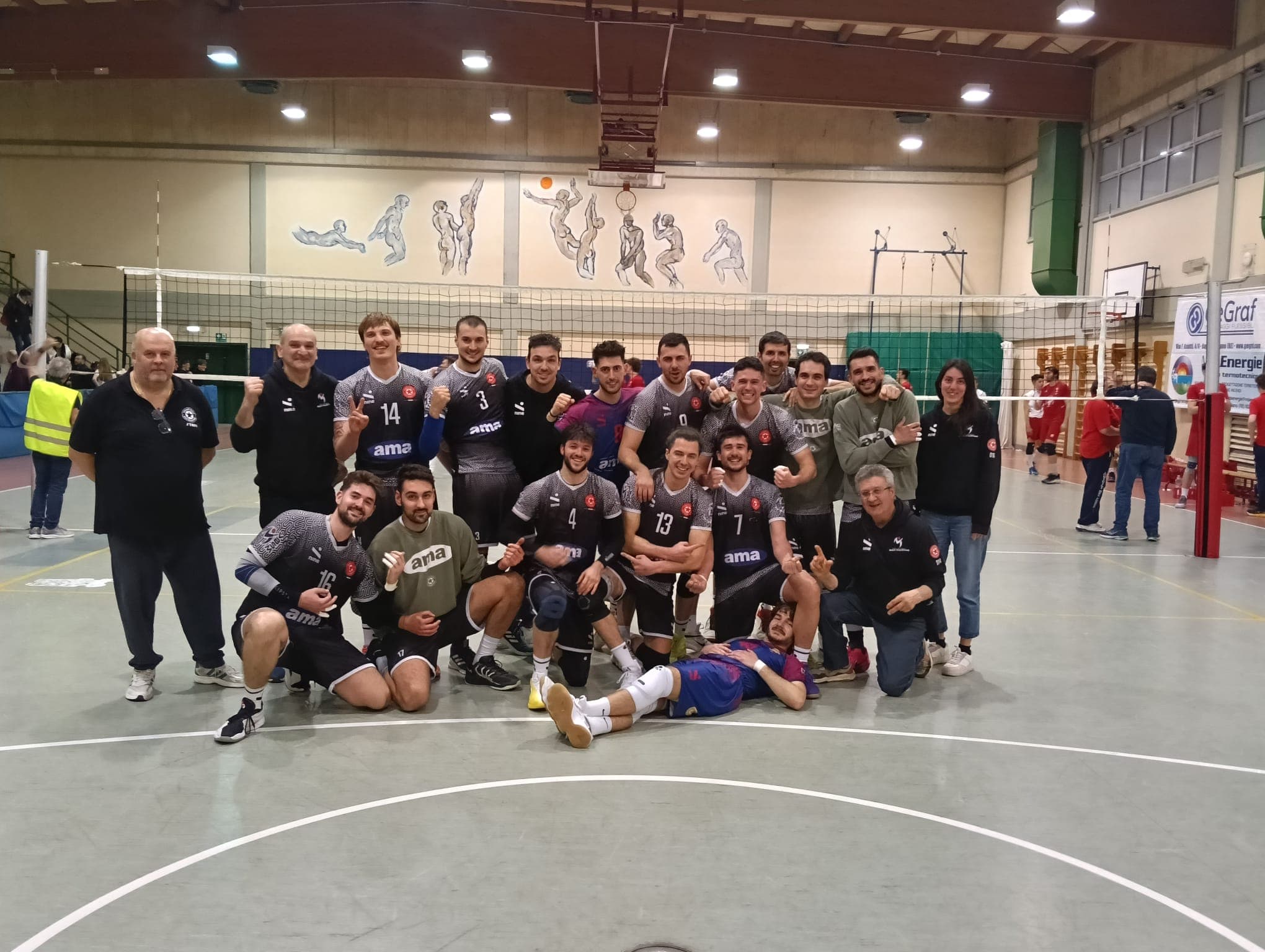 CM: vittoria al tie-break contro GS VVF M Marconi